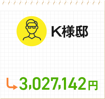 K様邸 3,027,142円